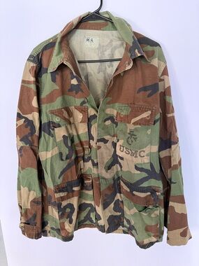 USMC Camouflage Field Jacket - Green/Brown Camo